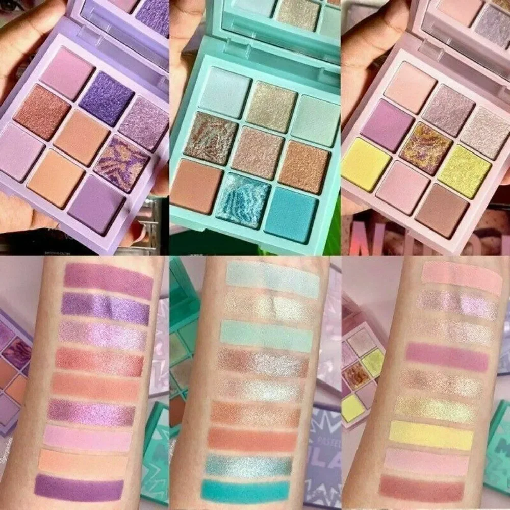 9 Colors Eyeshadow Palette Long Lasting Shimmer Matte Glitter Eye Shadow Makeup